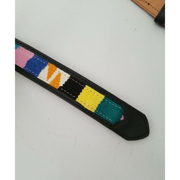 Circle Of Yoakum Leather Belt, 38" Length. - Picture 6 of 8